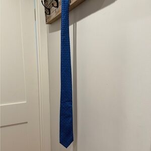 Hugo Boss Blue Silk Tie Classic Business Accessory